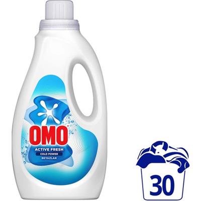 Omo Active Fresh Cold Power Beyazlar Için Sıvı Deterjan 1500 ml