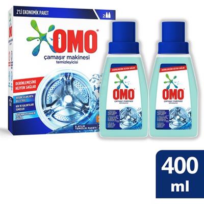 Omo Çamaşır Makinesi Temizleyicisi Çam Esintisi Derinlemesine Hijyen 400 ml