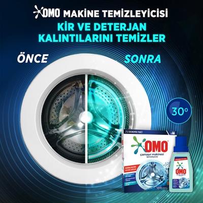 Omo Çamaşır Makinesi Temizleyicisi Çam Esintisi Derinlemesine Hijyen 400 ml
