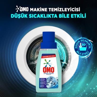 Omo Çamaşır Makinesi Temizleyicisi Çam Esintisi Derinlemesine Hijyen 200 ml