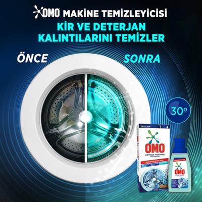 Omo Çamaşır Makinesi Temizleyicisi Çam Esintisi Derinlemesine Hijyen 200 ml