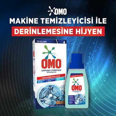 Omo Çamaşır Makinesi Temizleyicisi Çam Esintisi Derinlemesine Hijyen 200 ml