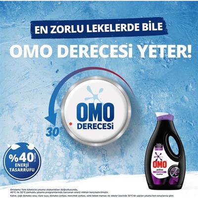 Omo Sıvı Active Cold Power Siyahlar İçin Çamaşır Deterjanı 1690 ml