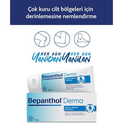 Onarıcı Merhem 50g Çok Kuru Ciltler, Tahrişe Yatkın Bölgeler, Günlük Vücut Bakım, Yoğun Nemlendirici