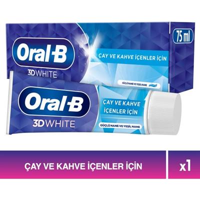 Oral-B 3D White Çay ve Kahve İçenler için Diş Macunu 75 ml