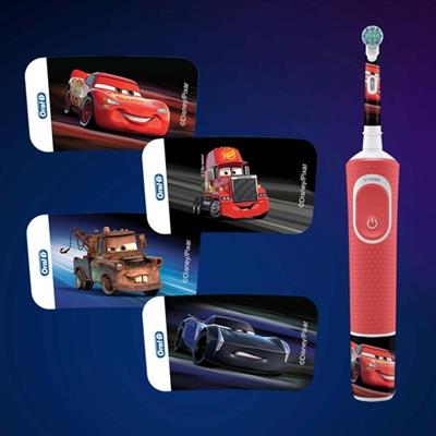 Oral-B Çocuklar İçin Şarj Edilebilir Diş Fırçası D100 Cars Özel Seri