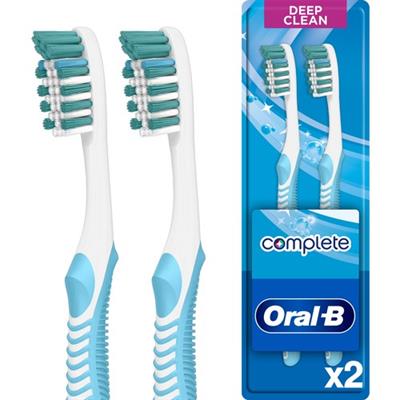 Oral-B Diş Fırçası Complete Ekstra Uzun Kıllar 40 Orta 1+1