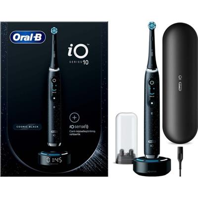 Oral-B iO 10 Şarjlı Diş Fırçası - Kozmik Siyah