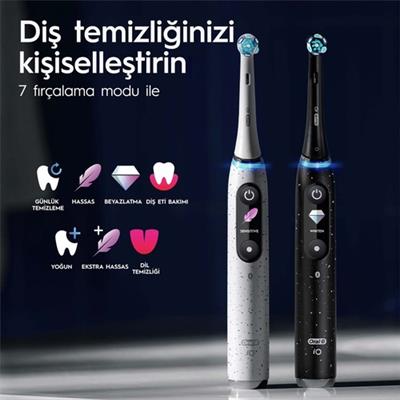 Oral-B Io 10 Şarjlı Diş Fırçası - Stardust Beyaz