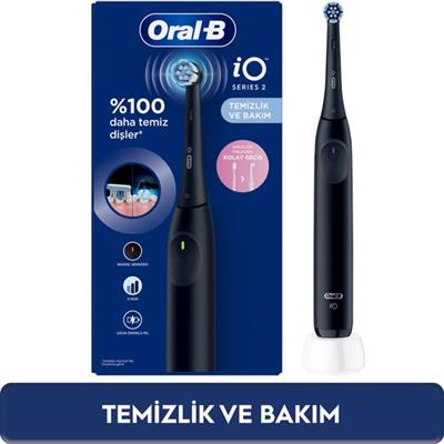 Oral-B iO 2 Şarjlı Diş Fırçası – Gece Siyahı