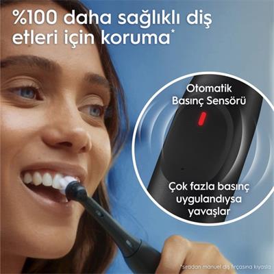 Oral-B iO 2 Şarjlı Diş Fırçası – Gece Siyahı