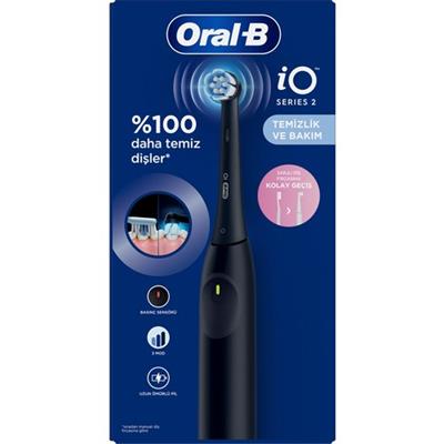 Oral-B iO 2 Şarjlı Diş Fırçası – Gece Siyahı
