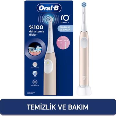 Oral-B iO 2 Şarjlı Diş Fırçası - Pembe