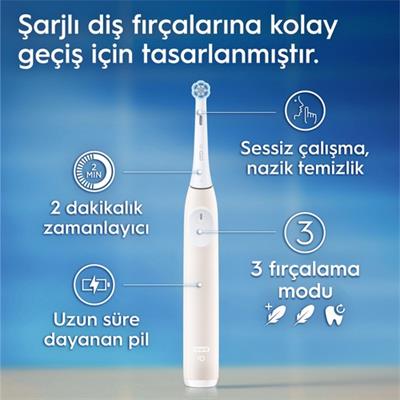 Oral-B iO 2 Şarjlı Diş Fırçası - Pembe