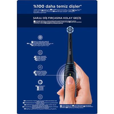 Oral-B iO 2 Şarjlı Diş Fırçası Seti 2li – Gece Siyahı / Yeşil