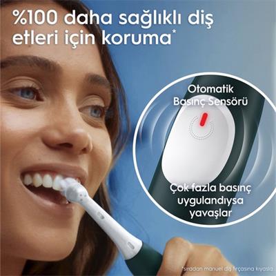 Oral-B iO 2 Şarjlı Diş Fırçası - Yeşil, Seyahat Kabı ile