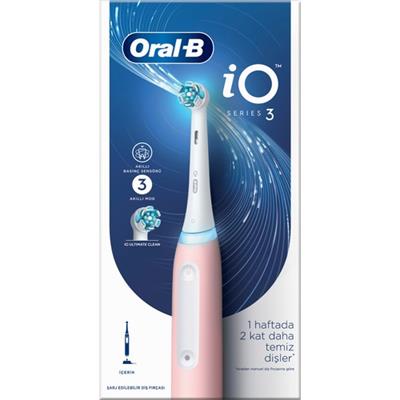 Oral-B iO 3 Şarjlı Diş Fırçası - Pembe