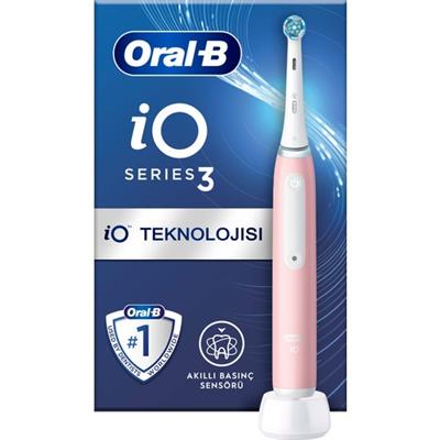 Oral-B iO 3 Şarjlı Diş Fırçası - Pembe