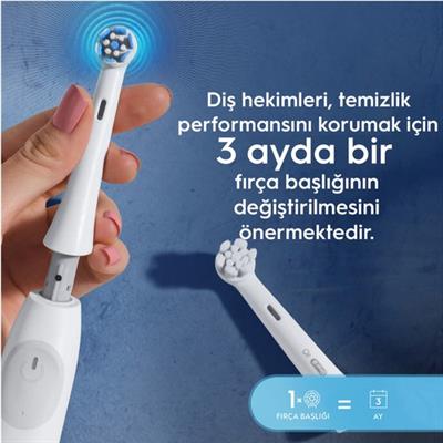 Oral-B iO Gentle Care Beyaz Diş Fırçası Yedek Başlığı 4 Adet