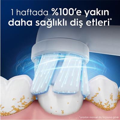 Oral-B iO Gentle Care Beyaz Diş Fırçası Yedek Başlığı 4 Adet