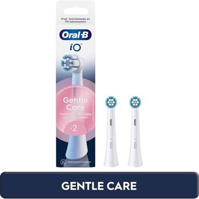 Oral-B iO Gentle Care Beyaz Diş Fırçası Yedek Başlığı 2 Adet
