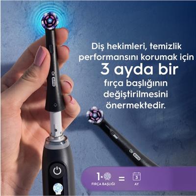 Oral-B iO Radiant White Beyaz Diş Fırçası Yedek Başlığı 4 Adet
