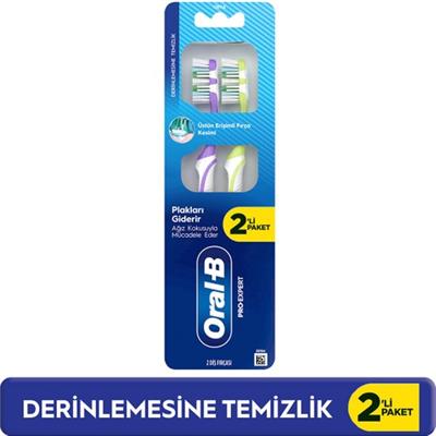 Oral-B Pro Expert Derinlemesine Temizlik Diş Fırçası 2li Paket