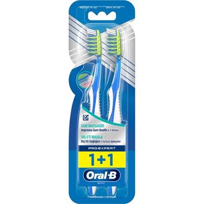 Oral-B Pro Expert Gum Massager Diş Eti Masajı 1+1 Diş Fırçası