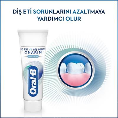 Oral-B Professional 75 ml Diş Eti ve Diş Minesi Pro Onarım Original Diş Macunu