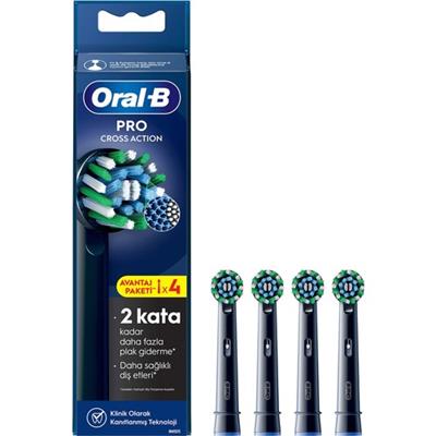 Oral-B Şarjlı Diş Fırçası Yedek Başlığı Cross Action X-Filament 4 adet ürün