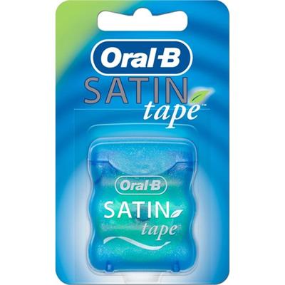 Oral-B Satin Tape Diş İpi - Kaygan Yapısıyla Etkili Plak Temizliği, 25 m, Ferah Nane Aromalı, Günlük Kullanım İçin Uygun