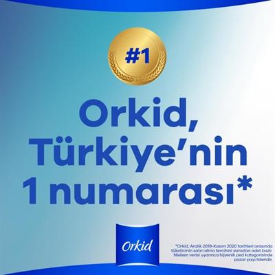 Orkid Ekstra Hassas Koruma Hijyenik Ped 40lı – Ultra Yumuşak, Cilt Dostu, 3 Boyut, Gün Boyu Konfor ve Sızıntı Koruması