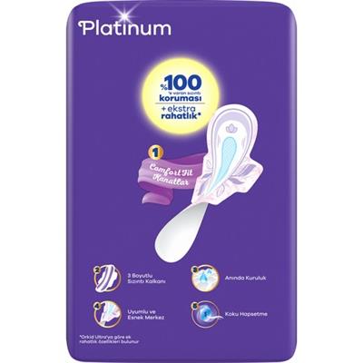 Orkid Platinum Normal 64lü Cesaret Paketi Dev Avantaj Hijyenik Ped (Boy 1)