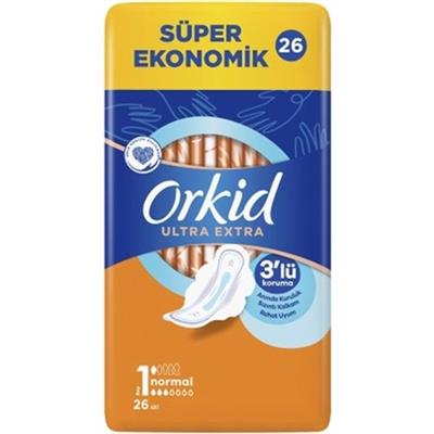 Orkid Ultra Ekstra Dörtlü Paket Normal Hijyenik Ped 32 adet