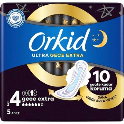 Orkid Ultra Ekstra Tekli Gece Ekstra 5li