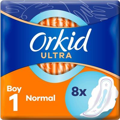 Orkid Ultra Extra Hijyenik Ped Normal Tekli Paket 8li