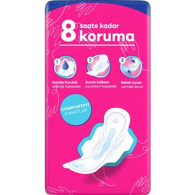 Orkid Ultra Uzun 56lı Cesaret Paketi Dev Avantaj Hijyenik Ped (Boy 2)