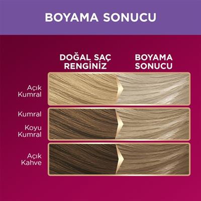Palette Deluxe 10-1 Küllü Açık Sarı Zengin Yağ Bakımı Kit Saç Boyası Bakım Maskesi