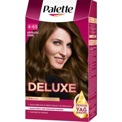 Palette Deluxe 4-65 Büyüleyici Kahve Zengin Yağ Bakımı Kit Saç Boyası Bakım Maskesi