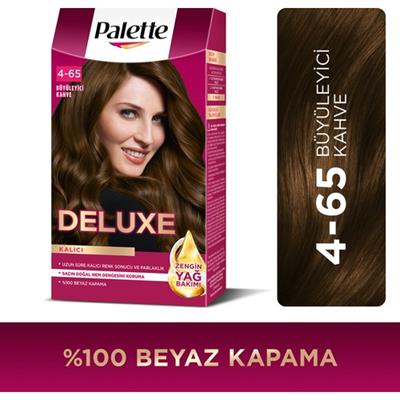 Palette Deluxe 4-65 Büyüleyici Kahve Zengin Yağ Bakımı Kit Saç Boyası Bakım Maskesi
