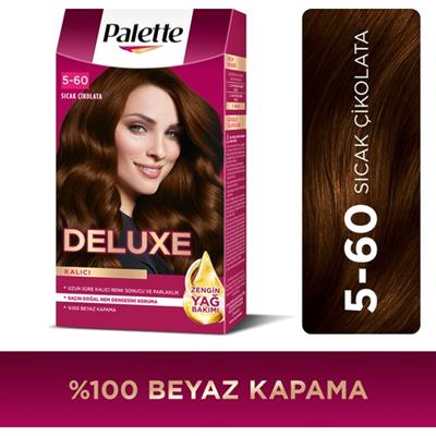 Palette Deluxe 5-60 Sıcak Çikolata Zengin Yağ Bakımı Kit Saç Boyası Bakım Maskesi