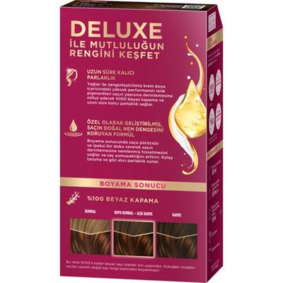 Palette Deluxe 5-60 Sıcak Çikolata Zengin Yağ Bakımı Kit Saç Boyası Bakım Maskesi