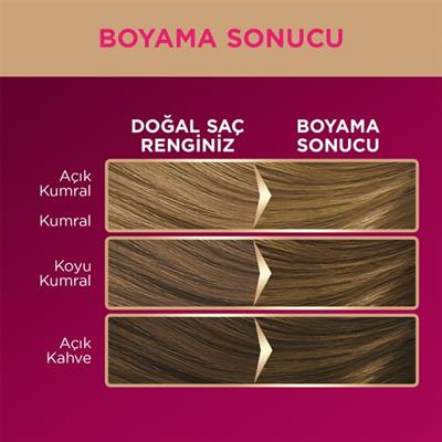 Palette Deluxe 8-0 Bal Köpüğü  Zengin Yağ Bakımı Kit Saç Boyası Bakım Maskesi