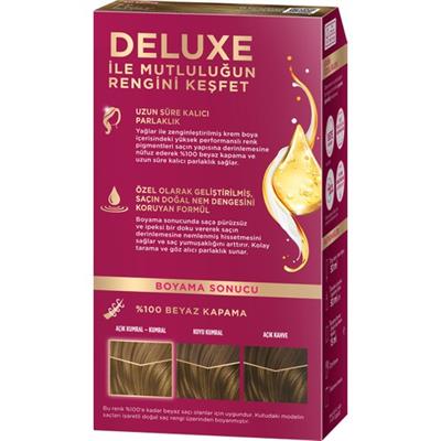 Palette Deluxe 8-0 Bal Köpüğü  Zengin Yağ Bakımı Kit Saç Boyası Bakım Maskesi