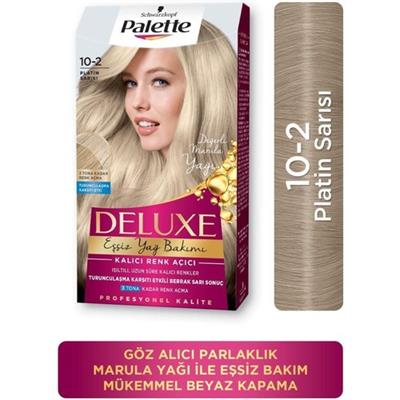 Palette Deluxe Kalıcı Renk Açıcı 10-2 Platin Sarısı Saç Boyası