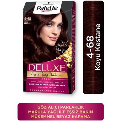 Palette Deluxe Kalıcı Renkler 4-68 Koyu Kestane Saç Boyası