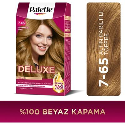 Palette Deluxe Kalıcı Renkler 7-65 Altın Parıltılı Toffee Saç Boyası