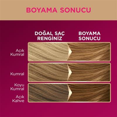 Palette Deluxe Kalıcı Renkler 7-65 Altın Parıltılı Toffee Saç Boyası