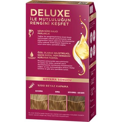 Palette Deluxe Kalıcı Renkler 7-65 Altın Parıltılı Toffee Saç Boyası