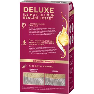 Palette Deluxe U71 Buzul Grisi Zengin Yağ Bakımı Kit Saç Boyası Bakım Maskesi